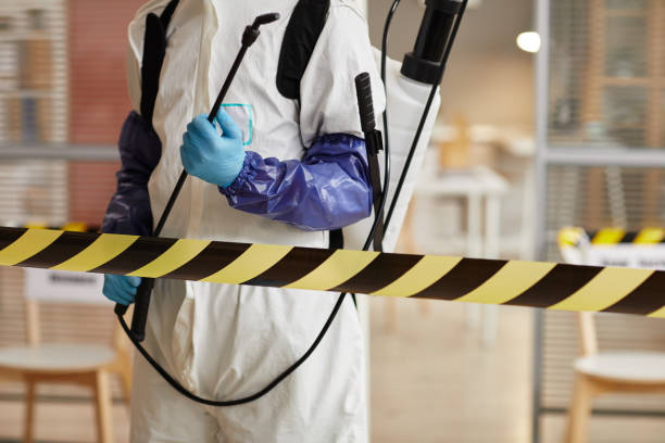 Professional Blood Cleanup technician working in Worthington, IN